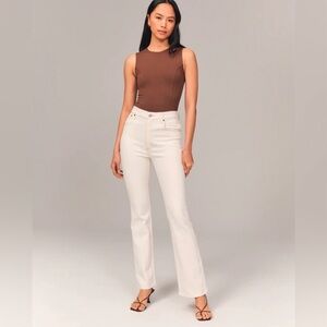 Abercrombie & fitch white jeans